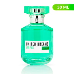 BENETTON - Perfume Mujer United Dreams Live Free 50 ml EDT