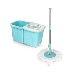 ENERGY PLUS - Trapero giratorio 360 doble cubeta mop