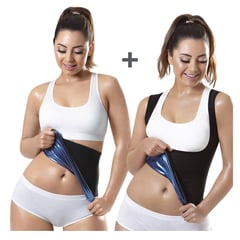 THERMO SHAPERS - Combo cinturilla dama chaleco dama osmotex