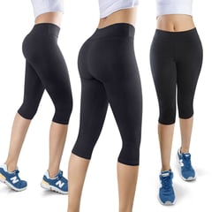 THIN & HAPPY - Combo tres licras abajo de la rodilla mujer