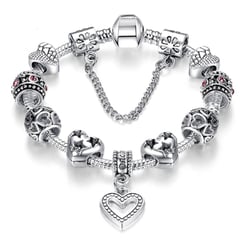 UBMD - Pulsera Mujer Cristal Murano Plateado 3738