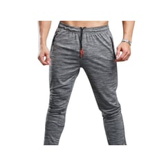 UBMD - Pantalon Deportivo Hombres Respirable Elástico Gris S15.