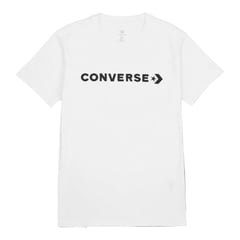 CONVERSE - Camiseta Wordmark Ss Mujer-Blanco