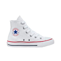 CONVERSE - Tenis Botas Chuck Taylor All Star Para Niños-Blanco