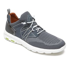 ROCKPORT - Zapatos Lets Walk Knit Bungee-Gris Claro