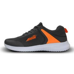 AVIA - Tenis James Para Hombre-Gris/Naranja