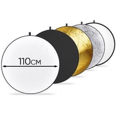 GENERICO - Reflector flex 110cm 5 en 1 deal electronics video y foto