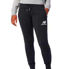 NEW BALANCE - Pantalon Essentials French Terry Mujer-Negro