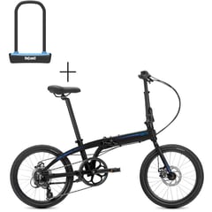 DTFLY - Bicicleta Plegable Tern B8 Negra Rin 20 + Candado 8154