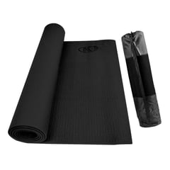 K6 - Colchoneta Yoga Mat con bolso de 5mm Negro