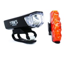 BKS - Luz Led Bicicleta Trasera + Delantera Recargable 300lm