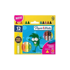 PAPER MATE - Crayones Jumbo Creyones Magicolor Triangular X12