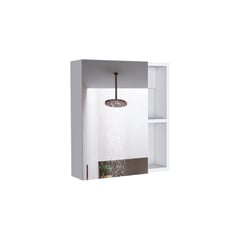 RTA DESIGN - Gabinete de baño delhi blanco con puerta espejo