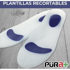 PURA - Plantillas ortopédicas zapatos silicon polygel ultra