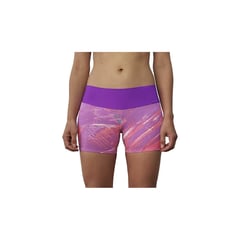 TYKHE - Short Deportivo Estampado Mujer Ava Morado Violeta