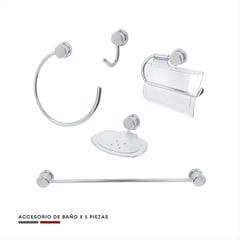 CCOL - Accesorios Para BaÑO Acqua Kit 5 Piezas