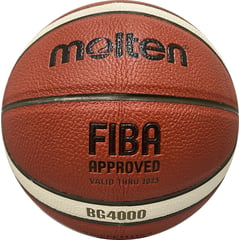 MOLTEN - Balón de baloncesto b6 g4000 profesional cuero 6