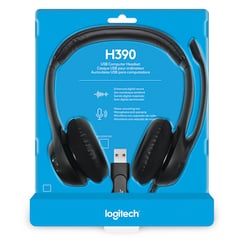 LOGITECH - Audífonos / Diadema Con Micrófono Usb Headset H390