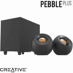 CREATIVE LABS - Creative pebble plus - parlantes 2.1- minimalistas - potentes