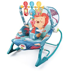 BABY ON - Silla mecedora vibradora musical para bebe 3 en 1 Leon