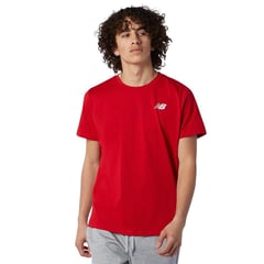 NEW BALANCE - Camiseta Heathertech Tee Para Hombre-Rojo