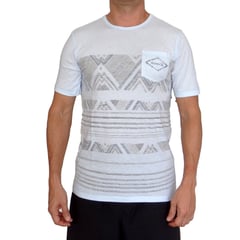 HURLEY - Camiseta Icon Drifit Prem Shor In-Blanco/Celeste