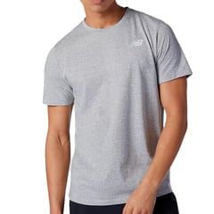 NEW BALANCE - Camiseta Heathertech Tee Para Hombre-Gris