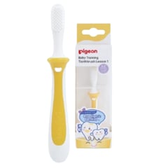 PIGEON - Cepillo dental para bebes Paso 1 Amarillo