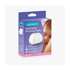 LANSINOH - Protectores lavables de lactancia x 4