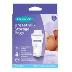 LANSINOH - Bolsas almacenamiento leche materna - 25