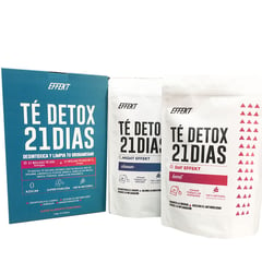 EFFEKT - Té detox 21 días para limpiar y desintoxicar el cuerpo