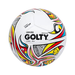 GOLTY - Balón Futbol Sala Prof Origen Thermotech 2022-Blanco