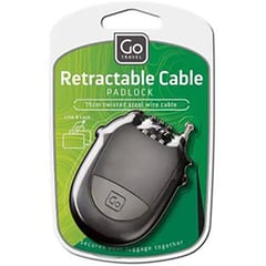 GO TRAVEL - Candado de Cable retractil - Padlock