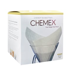 CHEMEX - Filtros 6 Tazas Cuadrados (100 unidades)