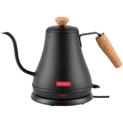 BODUM - Hervidor Eléctrico Cuello de Ganso Melior Negro 800 ml