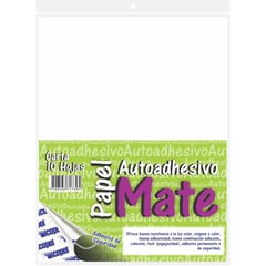 ICOPEL - Papel adhesivo mate bolsa carta - 10 hojas - 2 unidades