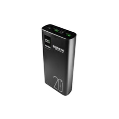 SISDATA - Power Bank Batería Portátil Carga Rápida 20k Usb C Usb 3.1 + Obsequio