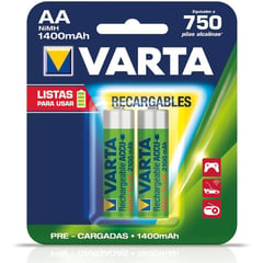 VARTA - Pilas Recargables AA X 2 Und