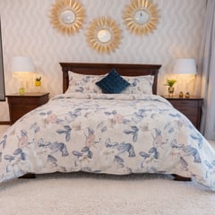 AMARE HOME - Duvet Alegría Floral Blue - King