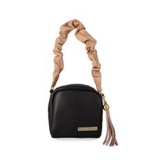 MERCEDES CAMPUZANO - Cartera Velute de Mujer - Negro