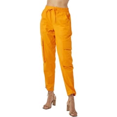 MERCEDES CAMPUZANO - Pantalon Sand de Mujer - Naranja