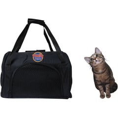 HALLY PET - Morral cargador cabina 41 cm x 27 cm x 24 cm negro