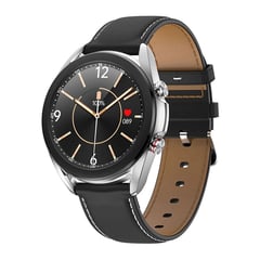 MOBULA - Reloj inteligente a Modelo SK8 Smarwatch Cuero - Negro