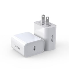 MIXO - CARGADOR MARCA FAST CHARGER 20W ORIGINAL USB C A USB C BLANCO