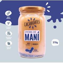 CACAHUATES - Crema de Mani Crunchy 370g -