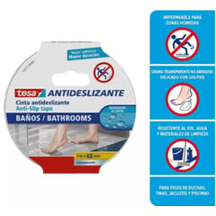 TESA - Cinta Antideslizante Baños 48mm X 5mts