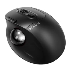 DELUX - Mouse Ergo Trackball Mt1 Db Inalámbrico Bluetooth