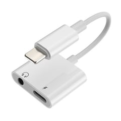 SISDATA - Adaptador Lightning a Audio 3.5 Power Compatible