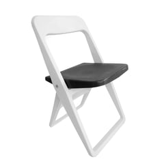 COINTEC - Silla plegable marco blanco