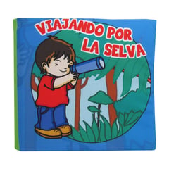 CELMAX - Libro infantil viajando por la selva para bebés en espuma